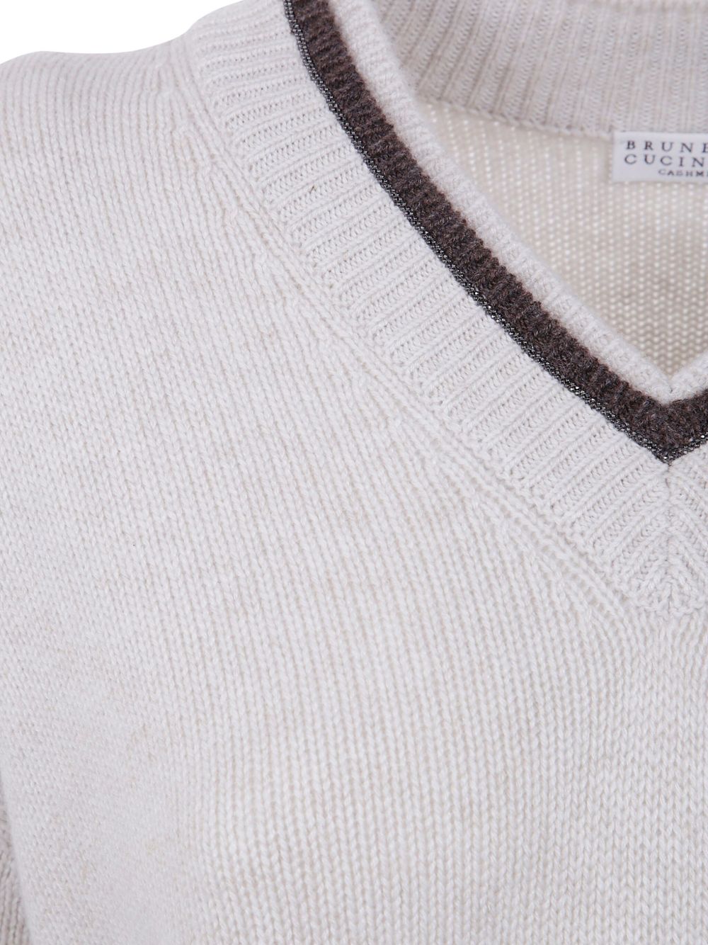 Brunello Cucinelli Sweaters Avorio Cashmere