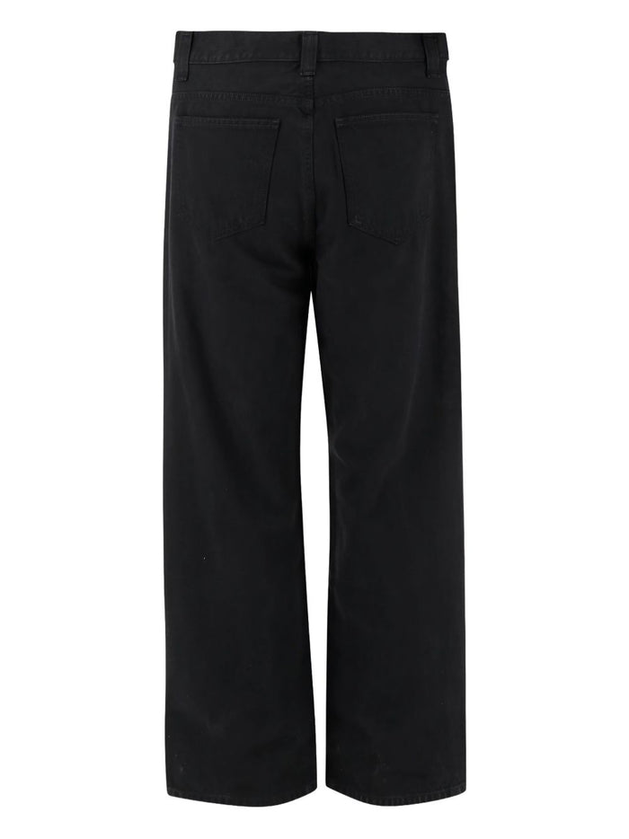 KHAITE Jeans Black Cotton