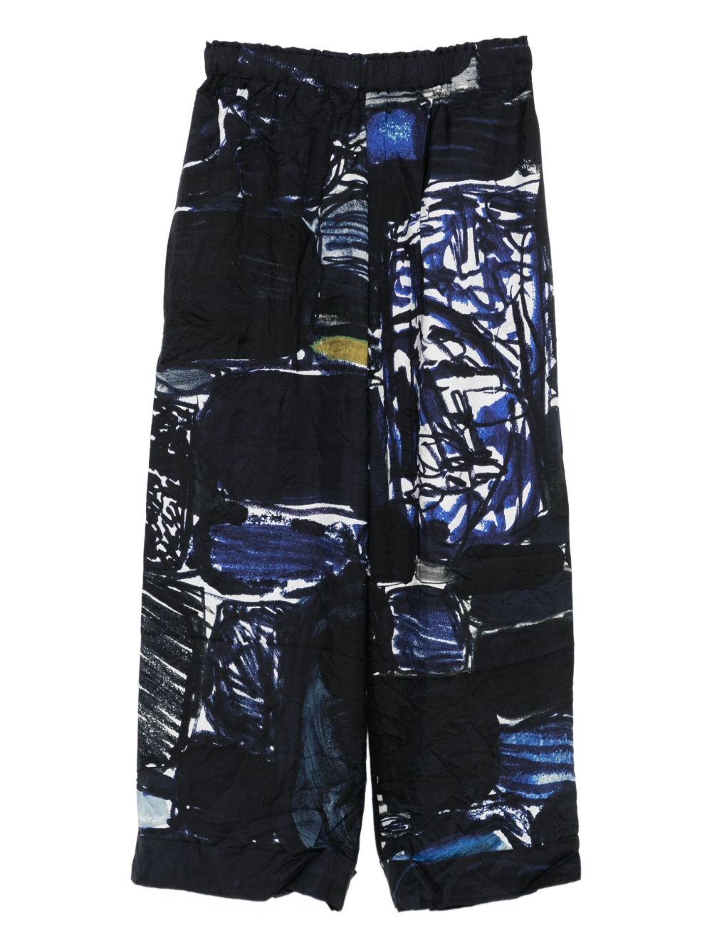 Daniela Gregis Trousers Clear Blue Silk