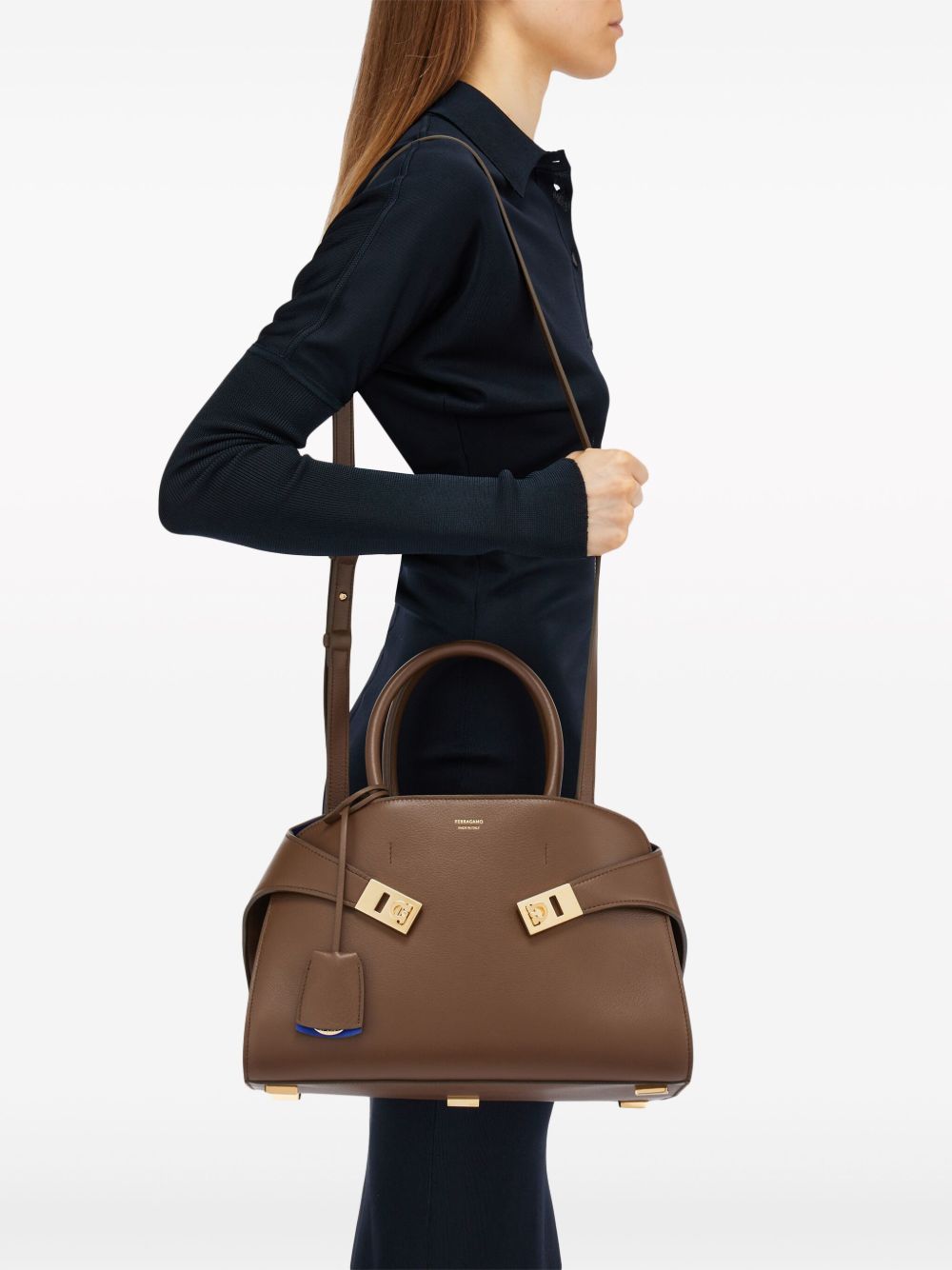 Ferragamo Bags Pink Leatehr