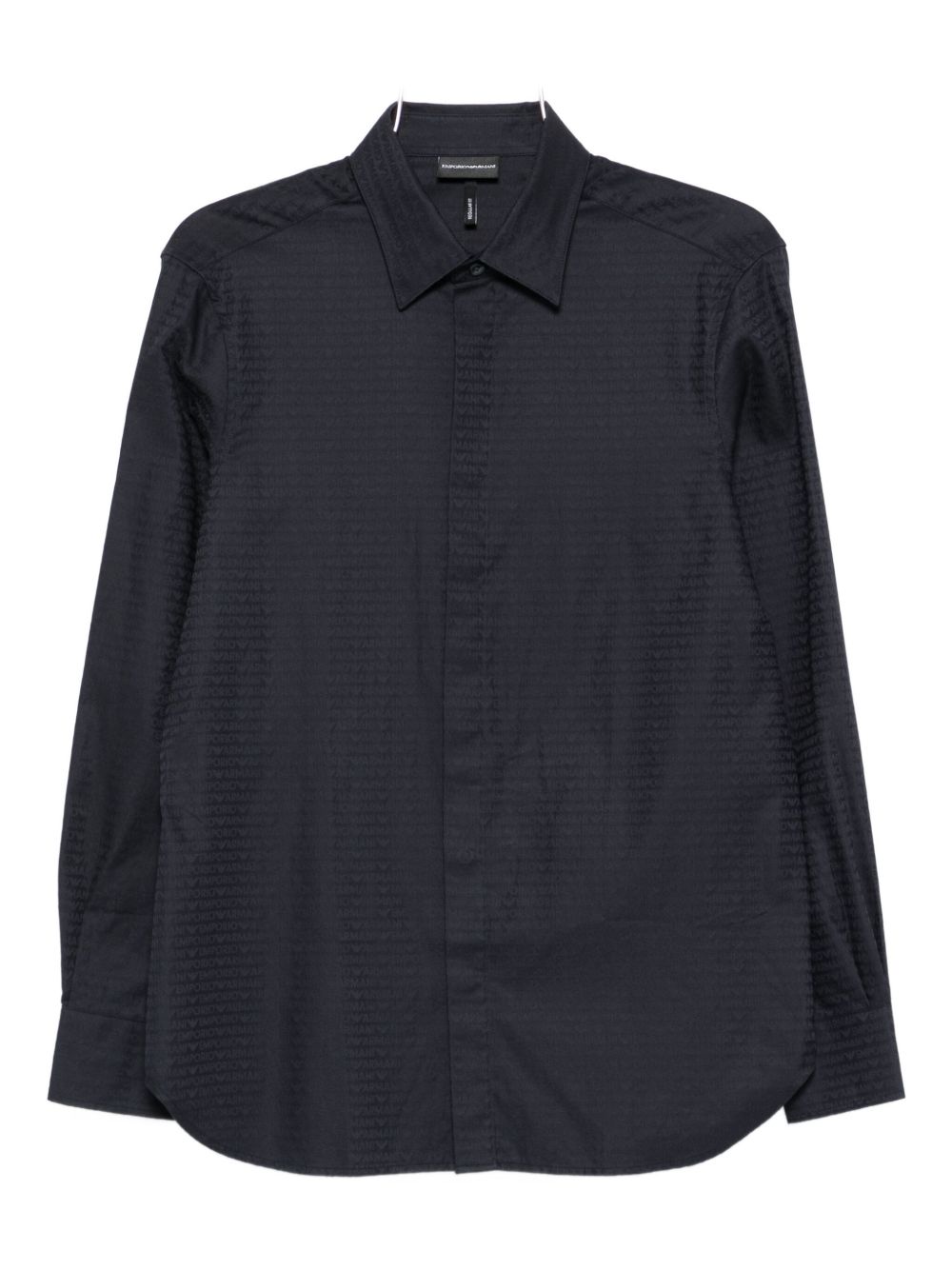 Emporio Armani Shirts Blu Cotton