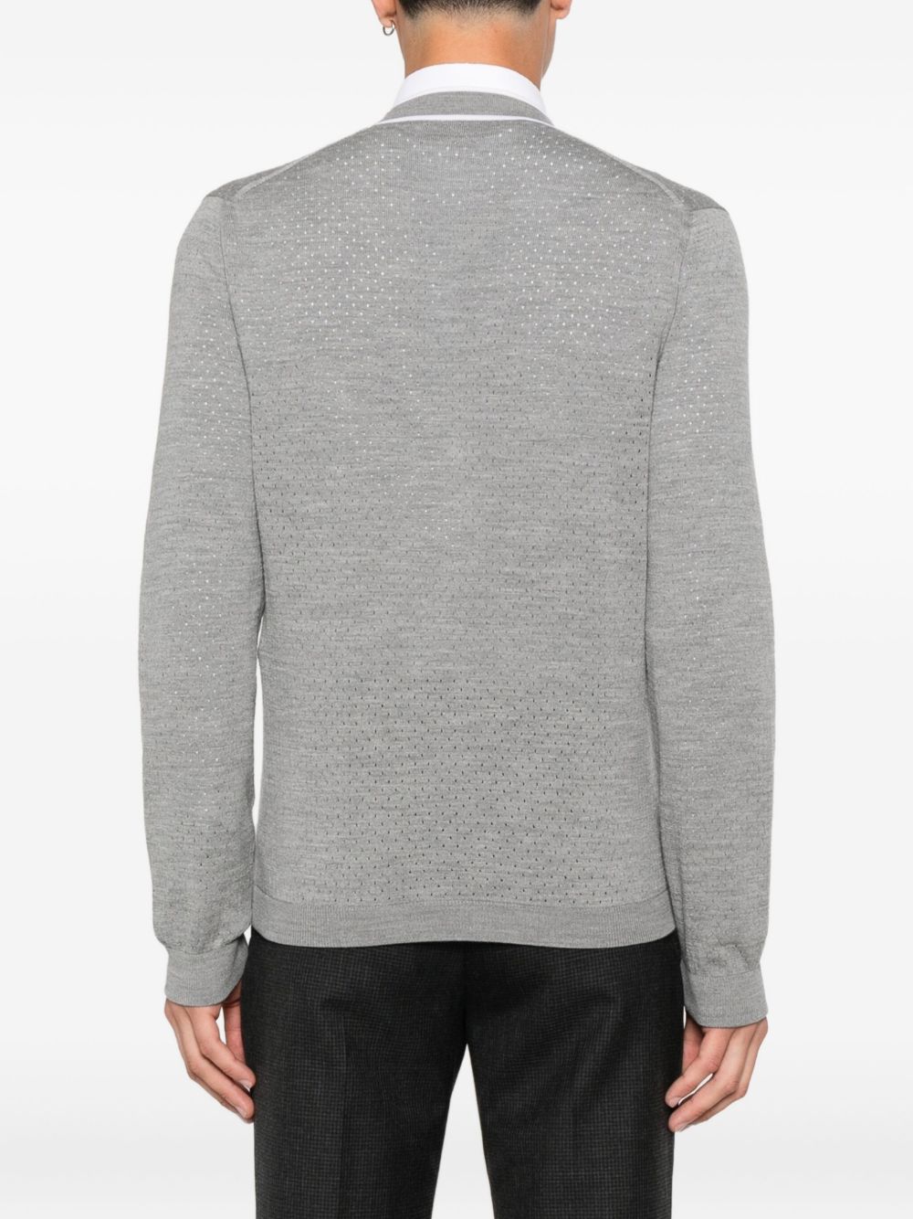 Gucci Sweaters Grey Wool