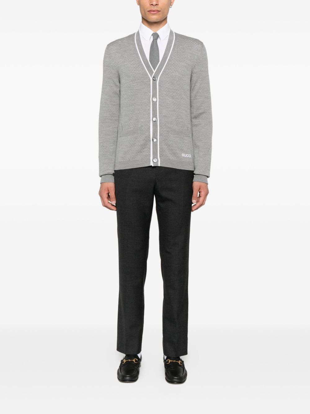 Gucci Sweaters Grey Wool