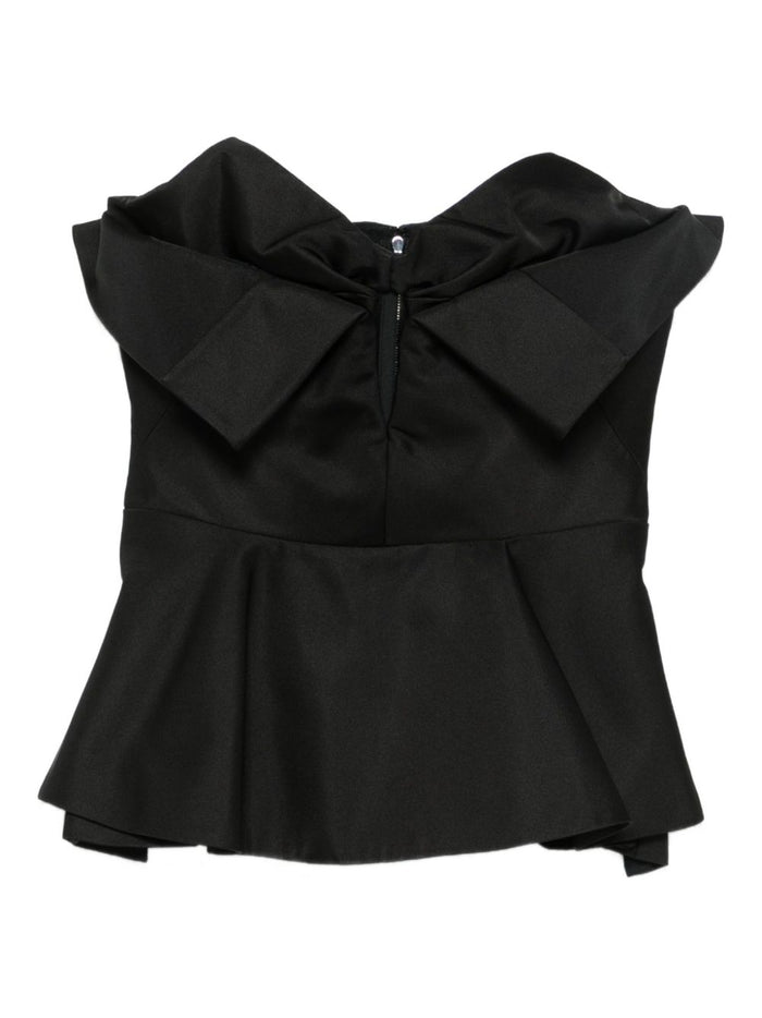 Alexander McQueen Top Black Polyamide