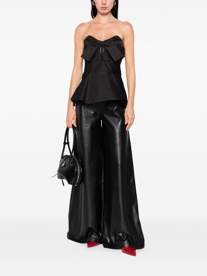 Alexander McQueen Top Black Polyamide