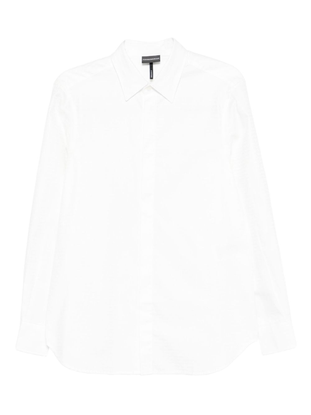Emporio Armani Shirts Bianco Cotton