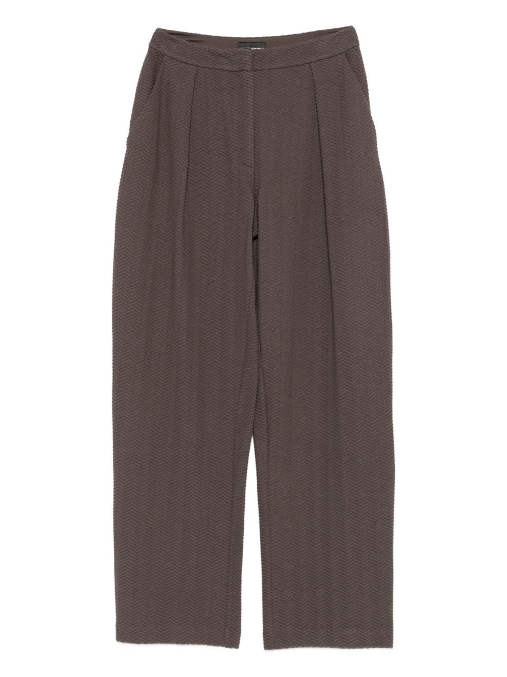 Emporio Armani Trousers Tortora Outer: Cotton