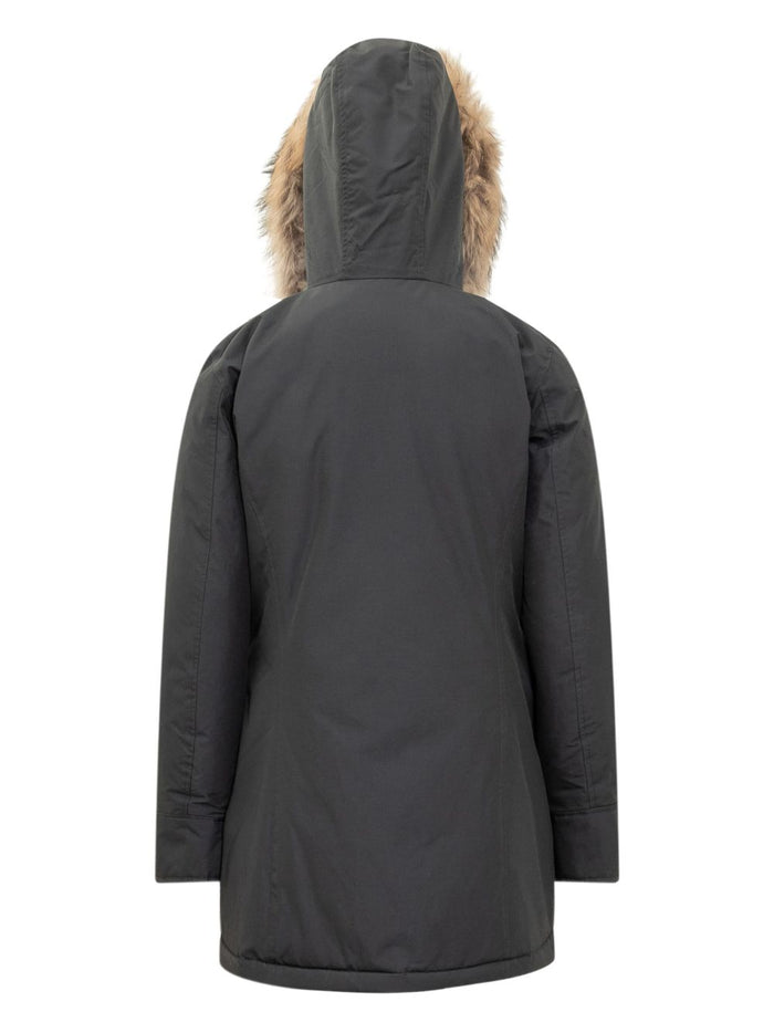 Woolrich Coats Blu Cotton Polyamide