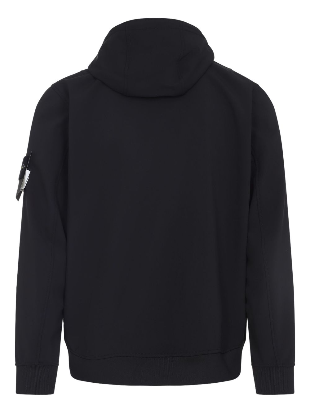 Stone Island Coats Black Synthetic->polyester100.0 %