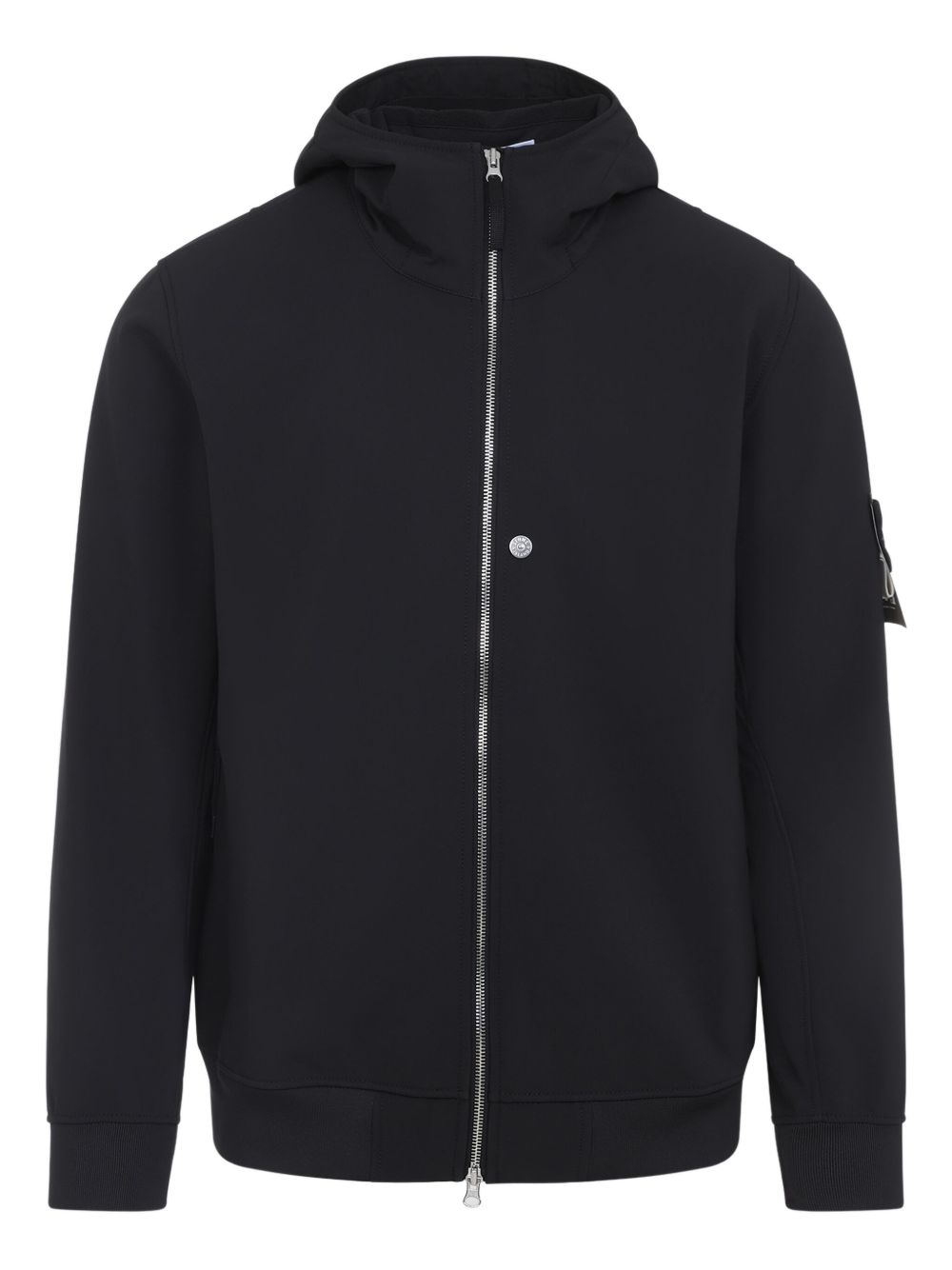 Stone Island Coats Black Synthetic->polyester100.0 %