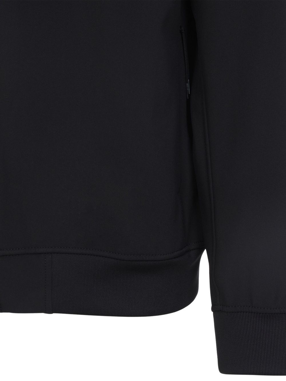 Stone Island Coats Black Synthetic->polyester100.0 %