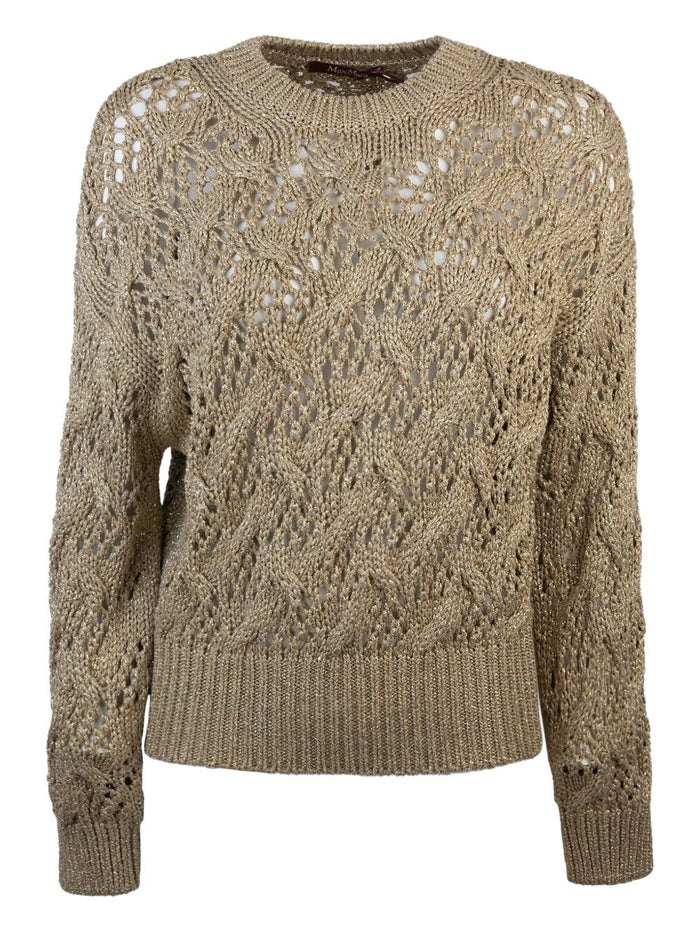 Max Mara Sweaters Camel Viscosa