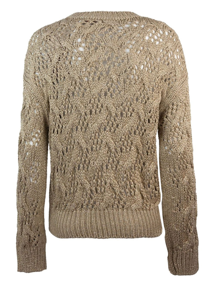 Max Mara Sweaters Camel Viscosa