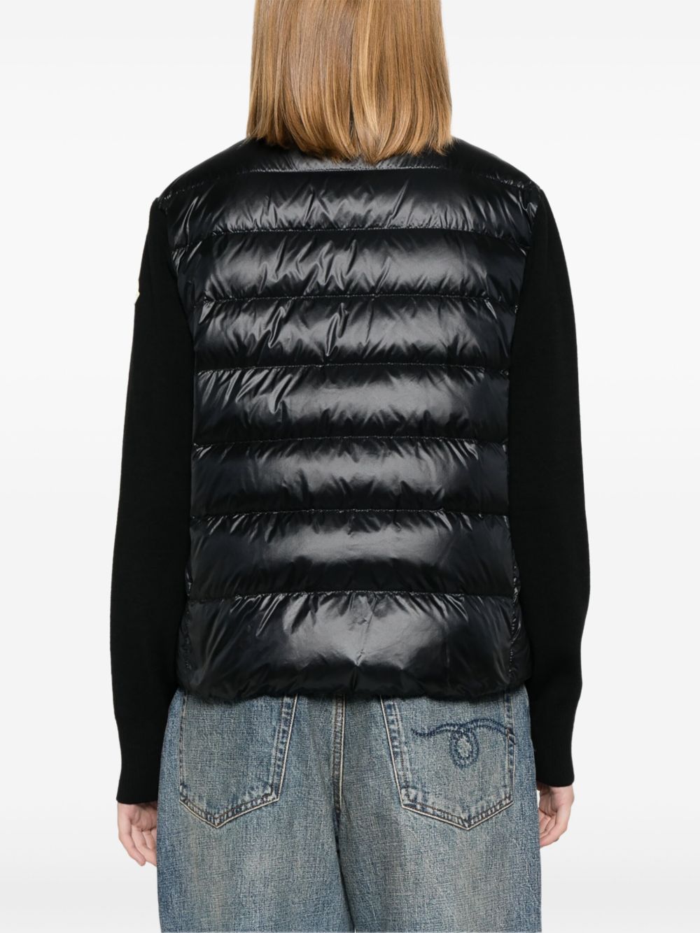 Moncler Sweaters Black Virgin Wool