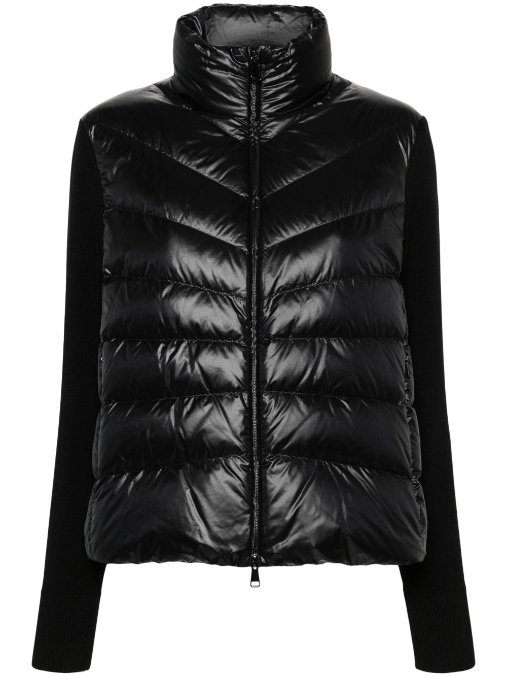 Moncler Sweaters Black Virgin Wool