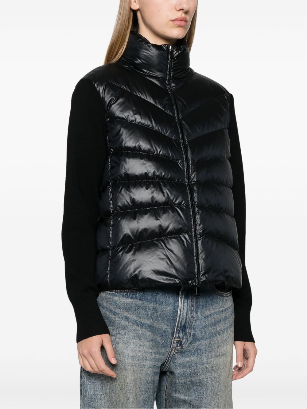 Moncler Sweaters Black Virgin Wool