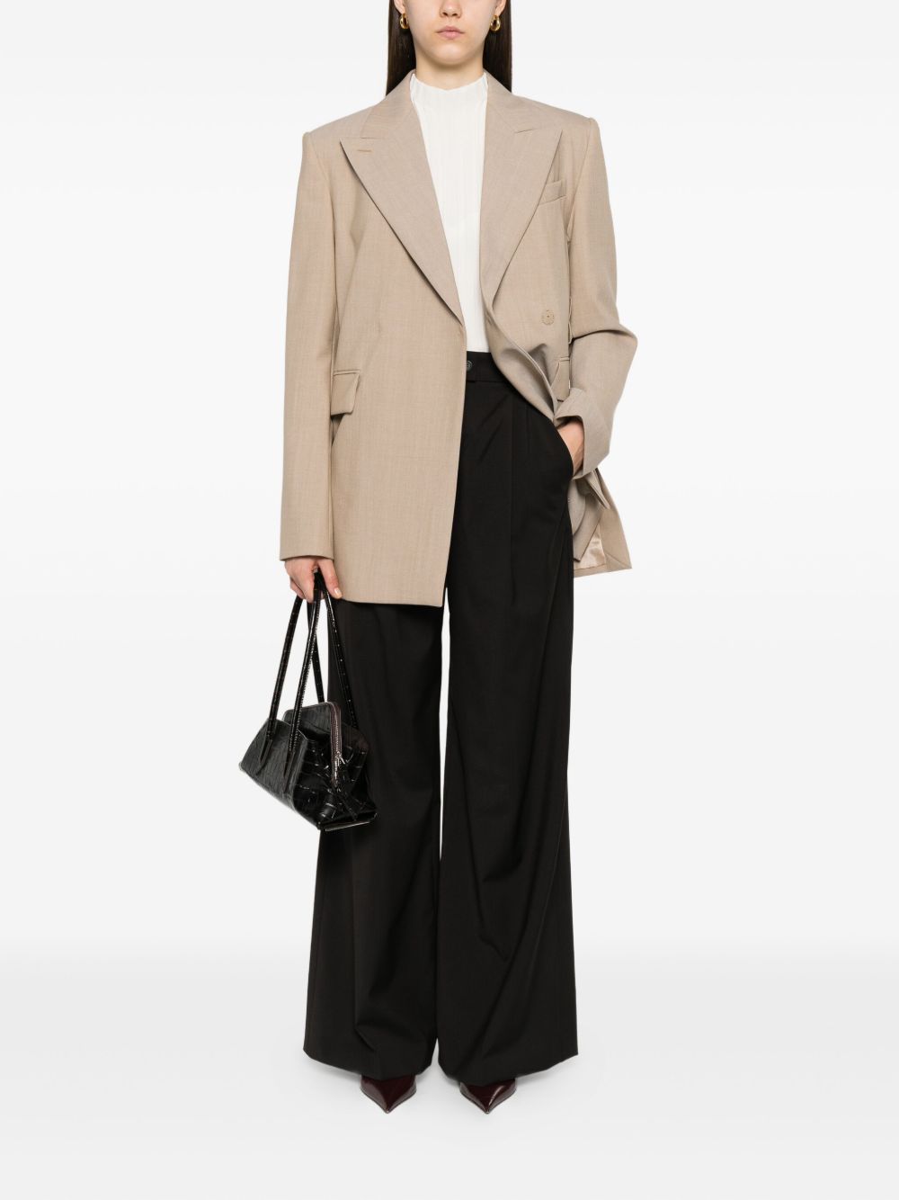 Sportmax Pre Trousers Brown Wool