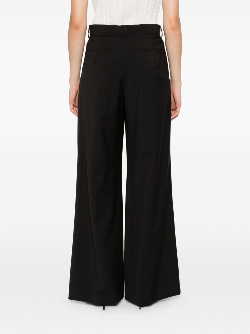 Sportmax Pre Trousers Brown Wool