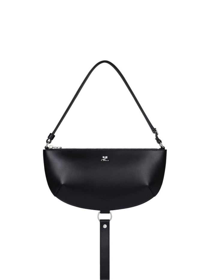 COURREGES PRE Bags Black Furs & Skins->calfskin100.0 %