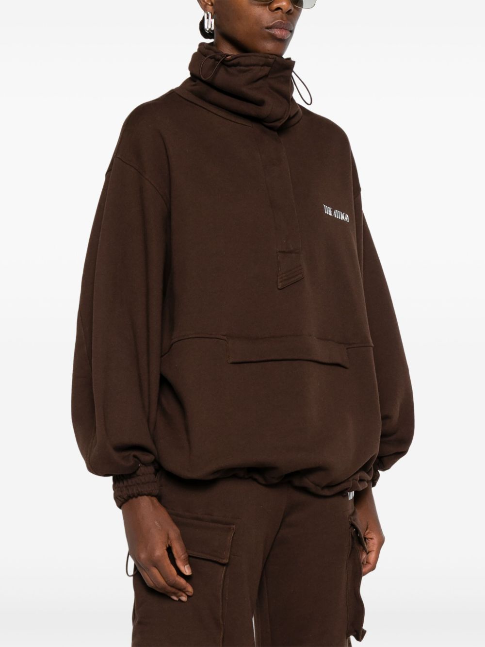 The Attico Sweaters Brown Cotton