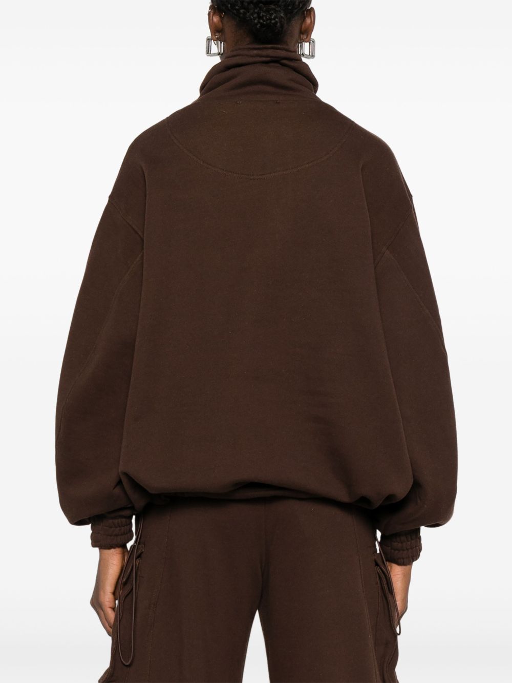 The Attico Sweaters Brown Cotton