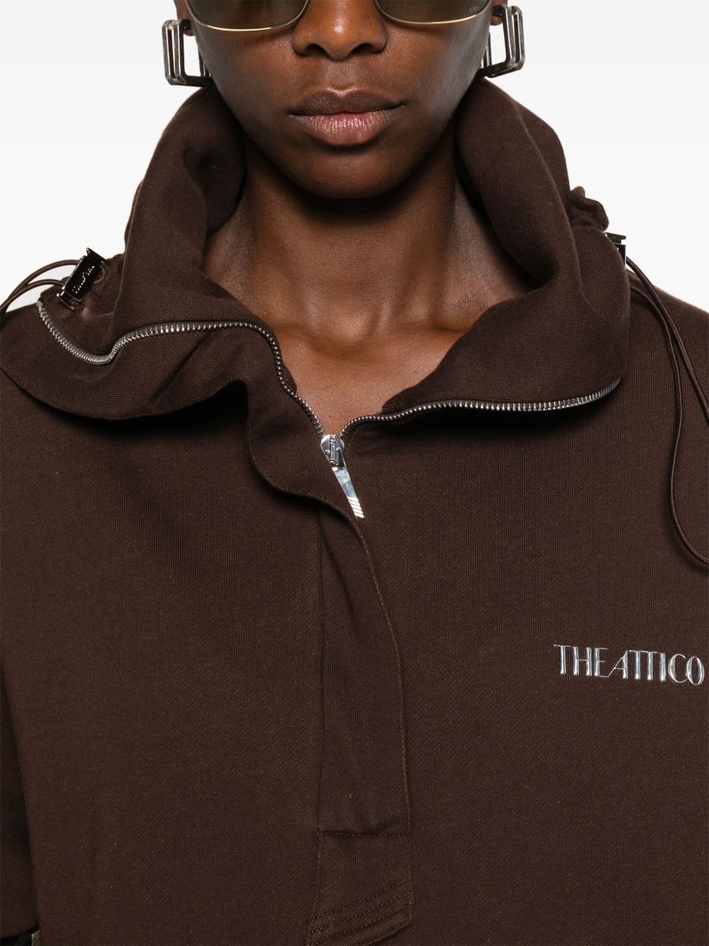 The Attico Sweaters Brown Cotton