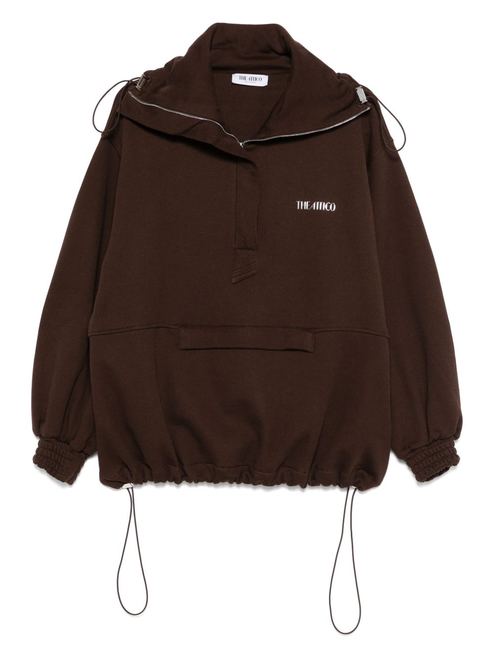The Attico Sweaters Brown Cotton