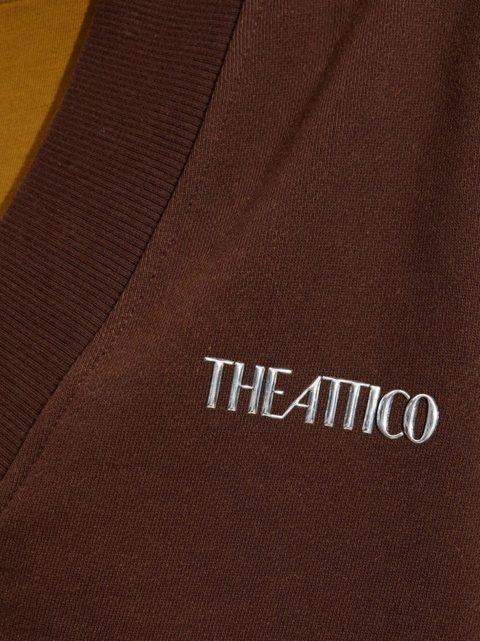 The Attico Sweaters Brown Cotton
