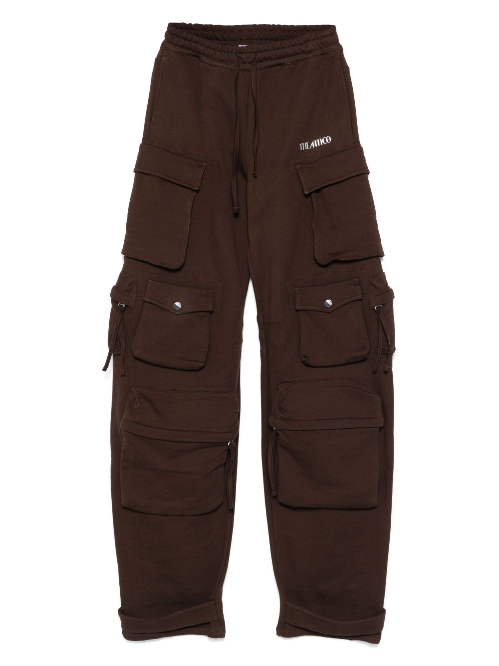 The Attico Trousers Brown Natural (veg)->cotton100.0 %