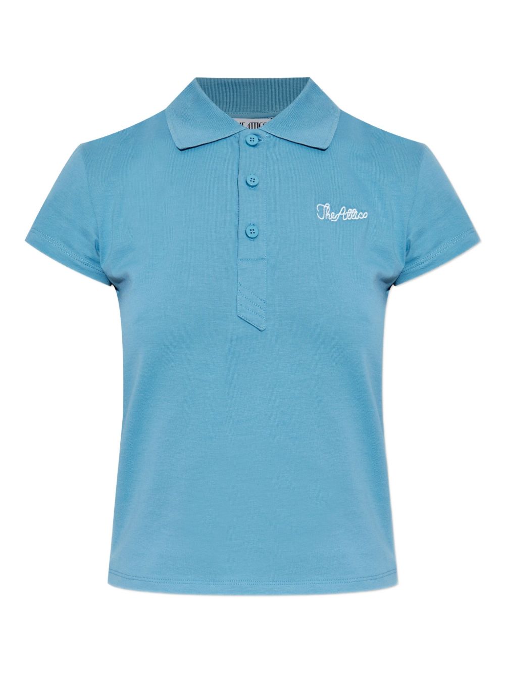 The Attico T-shirts and Polos Clear Blue Cotton