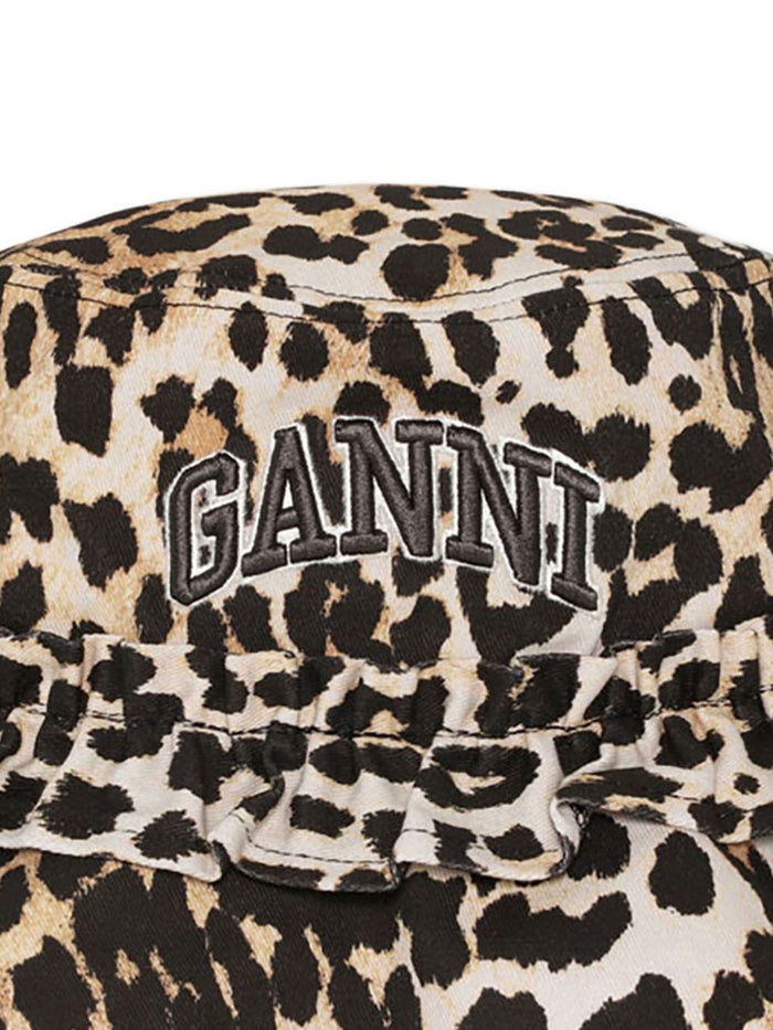 GANNI Hats Brown Other->fabric100.0 %