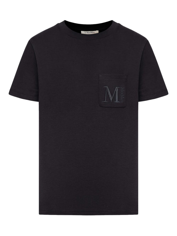 S Max Mara T-Shirts And Polos Black Cotton