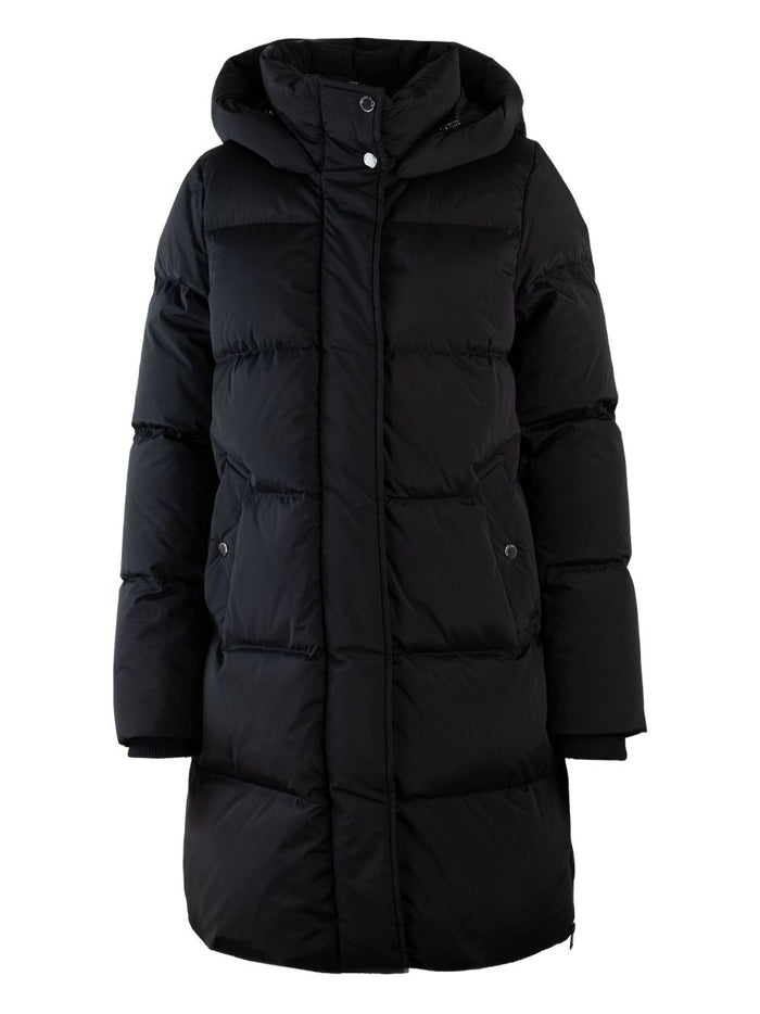 Woolrich Coats Nero Polyamide Elastane