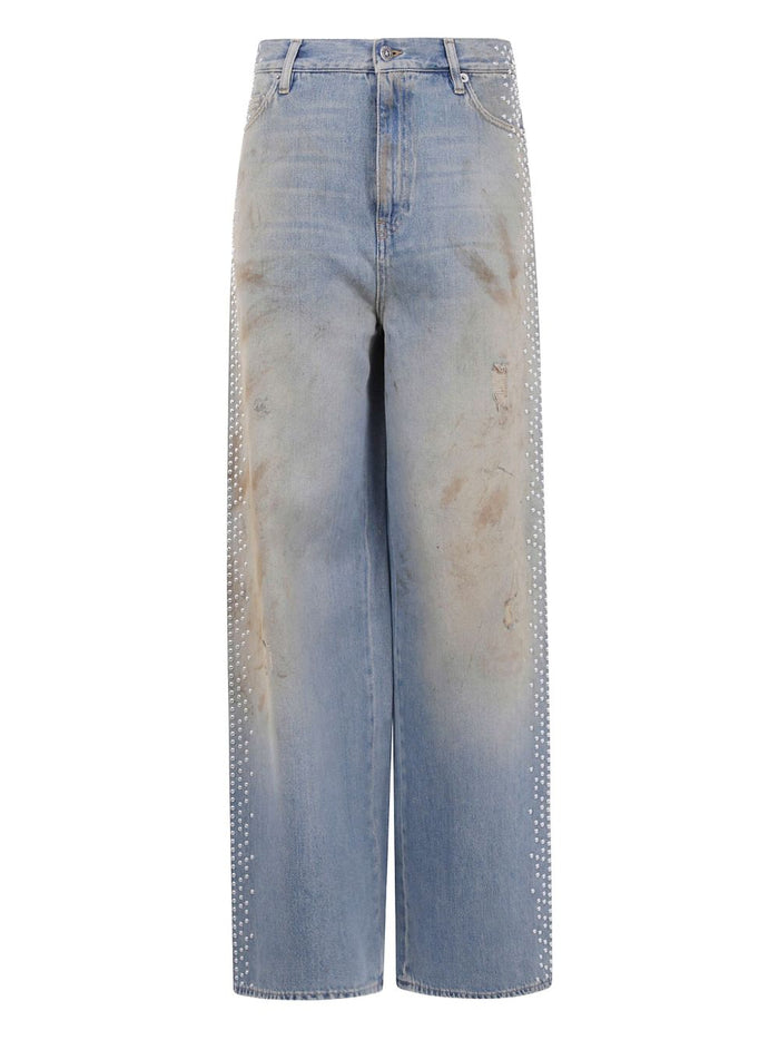 Golden Goose Jeans Clear Blue Natural (veg)->cotton100.0 %