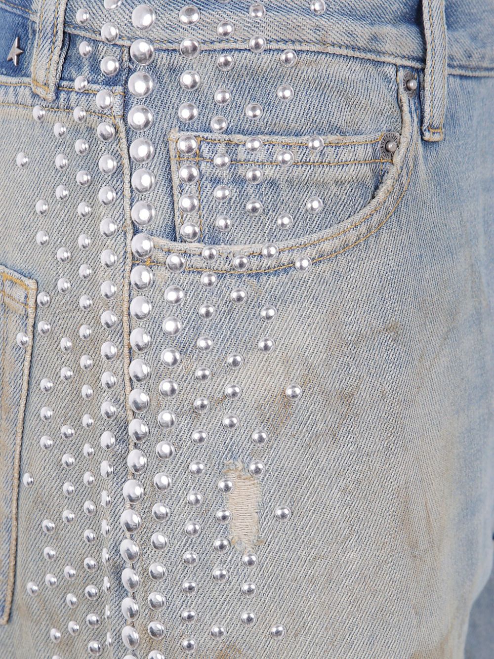 Golden Goose Jeans Clear Blue Natural (veg)->cotton100.0 %
