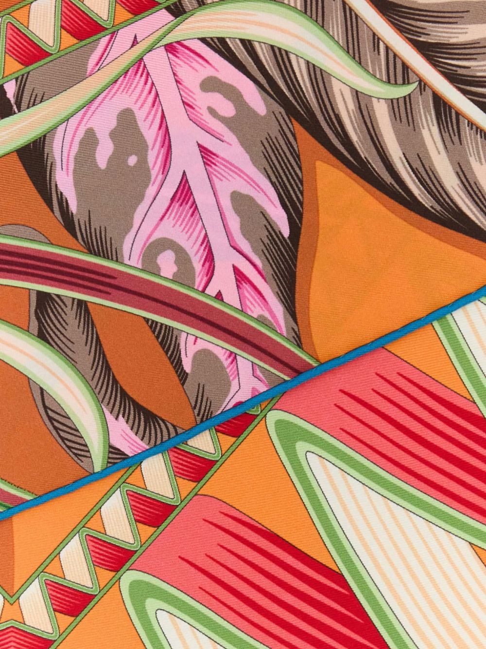 Ferragamo Scarfs Orange Silk
