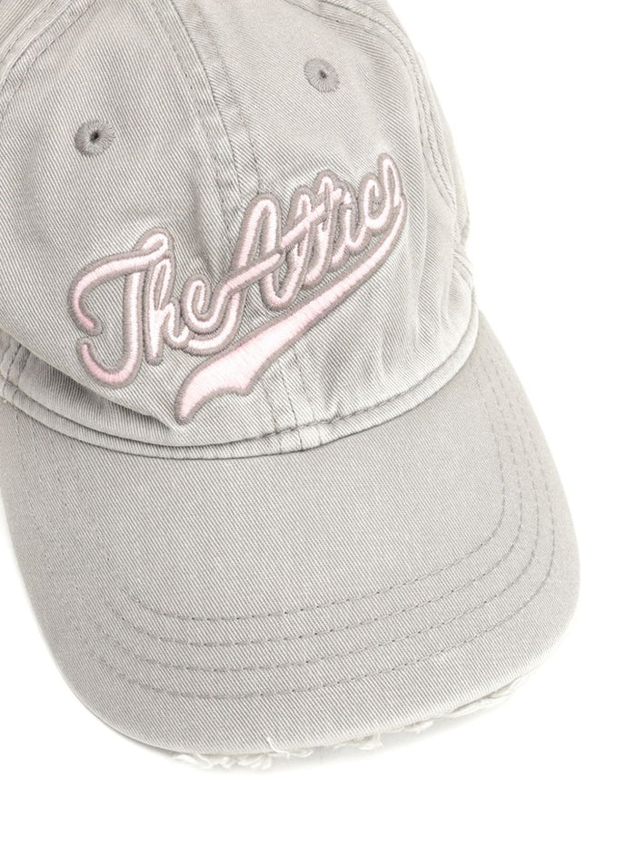 The Attico Hats Light Grey Cotton