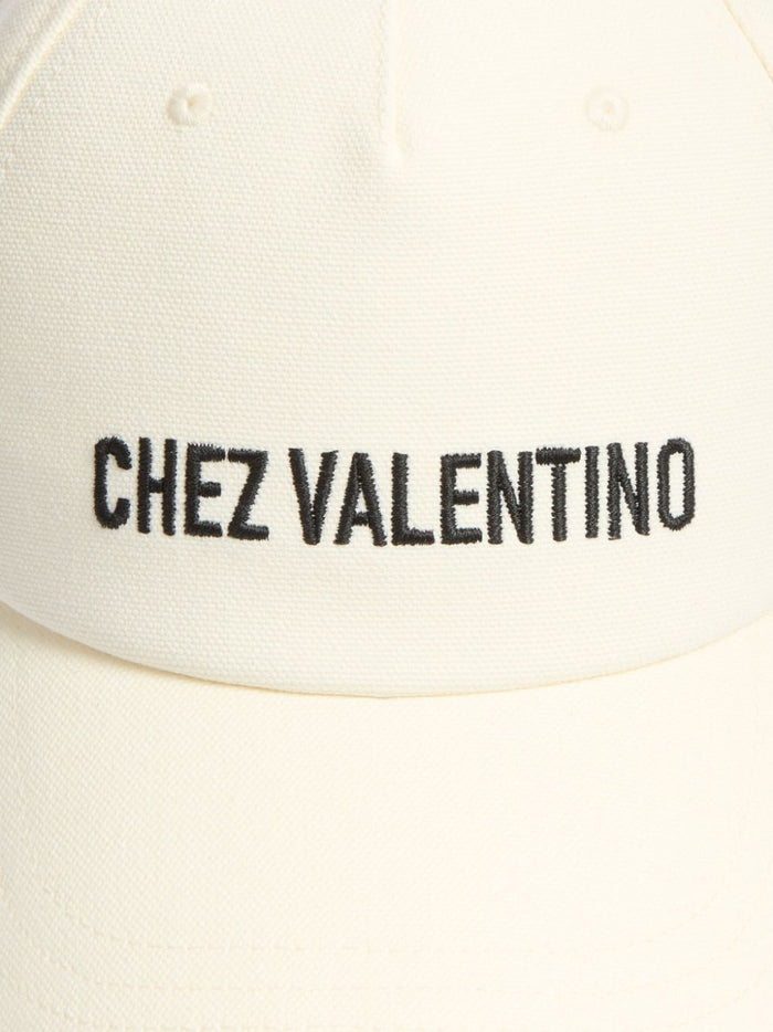 Valentino Garavani Hats Ivory Cotton