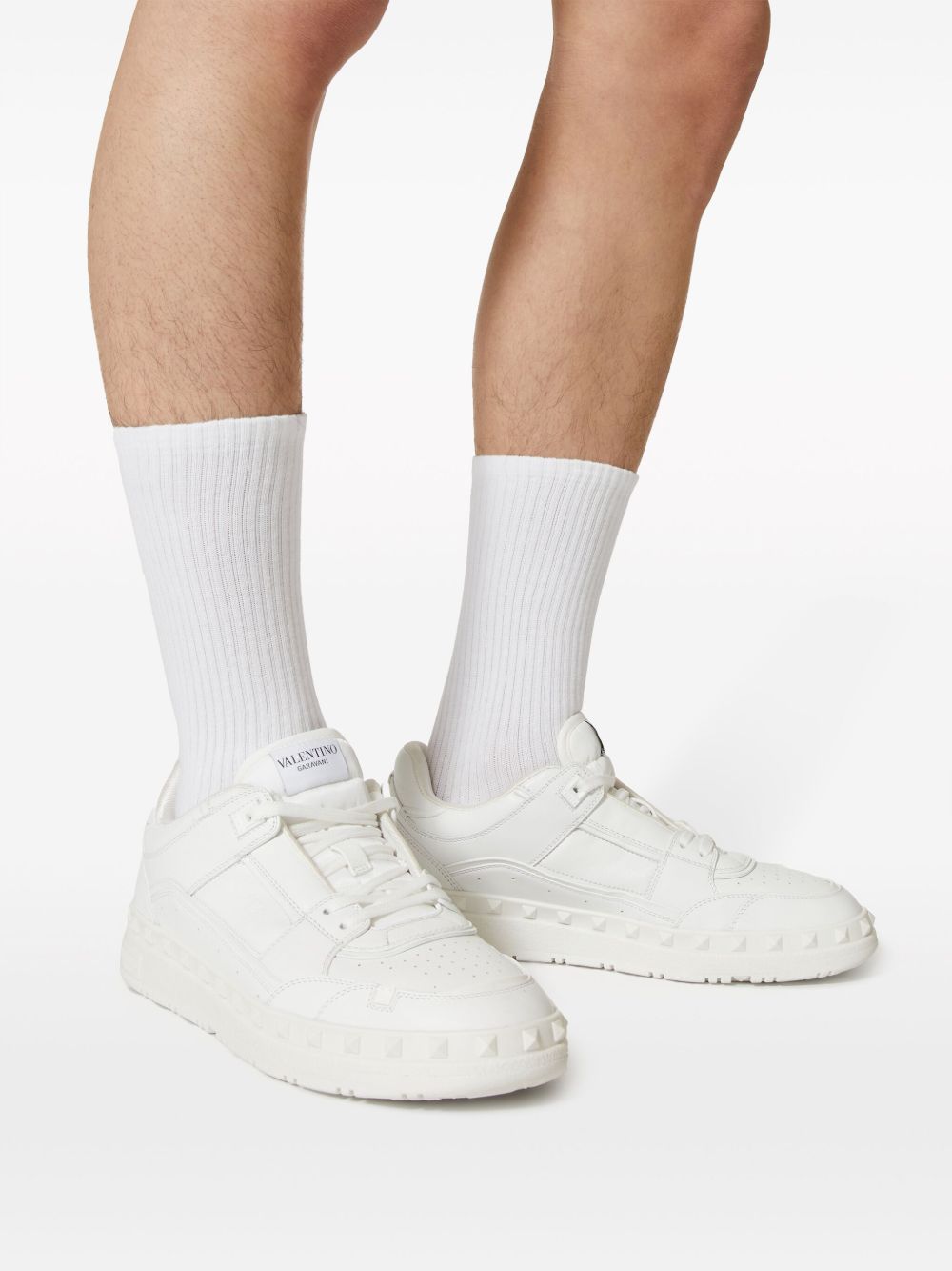 Valentino Garavani Sneakers White Outer: Viscose
