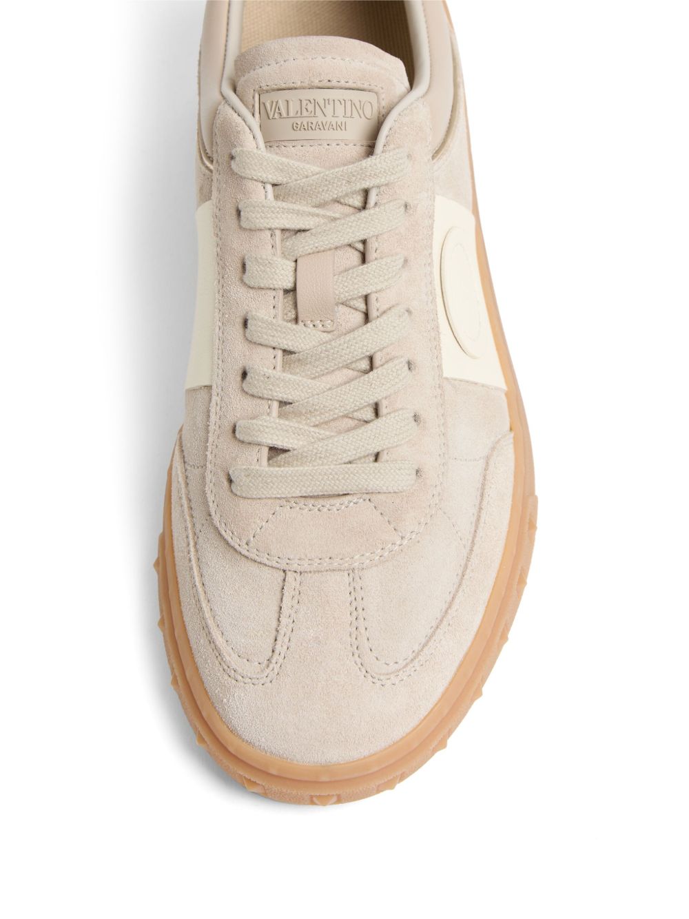 Valentino Garavani Sneakers Beige Calf Leather