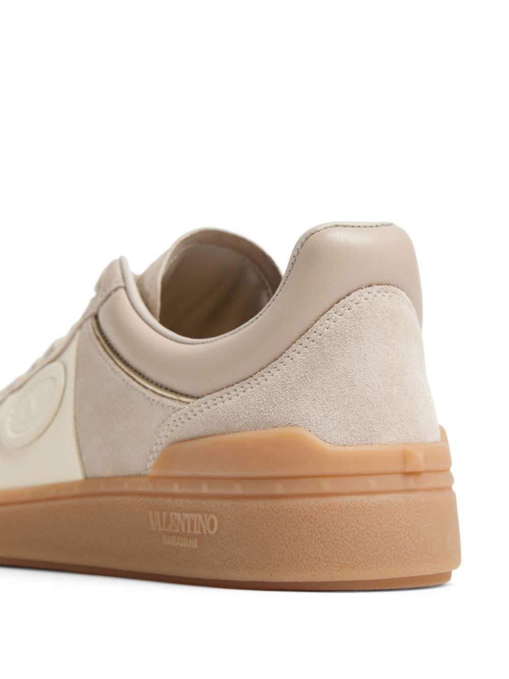 Valentino Garavani Sneakers Beige Calf Leather