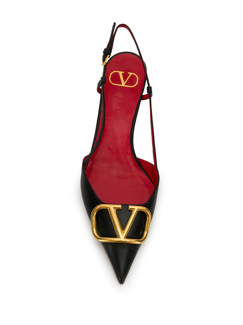 Valentino Garavani With Heel Black Calf Leather