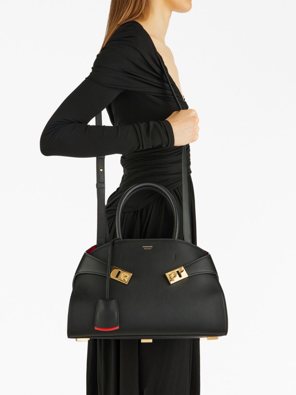 Ferragamo Bags Black Calf