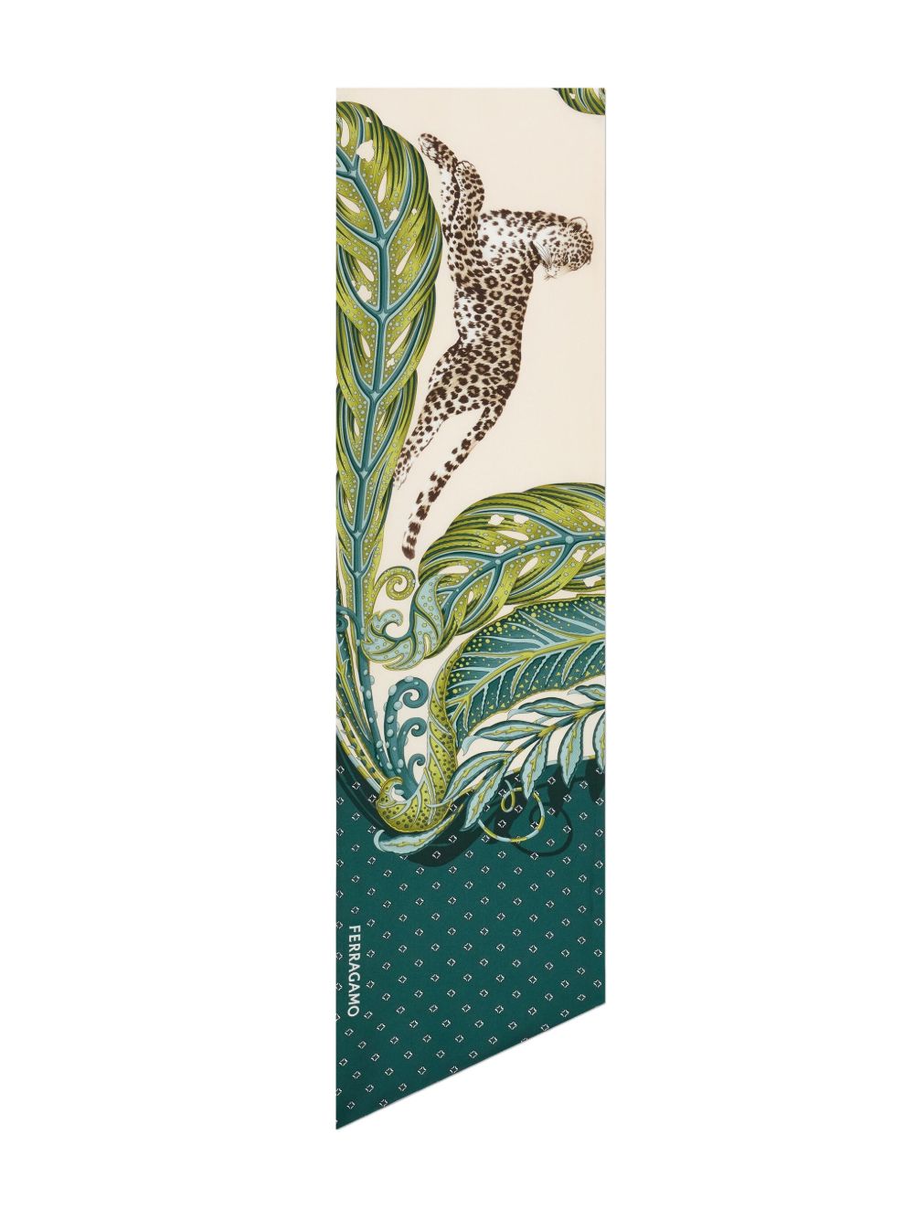 Ferragamo Scarfs Green Silk