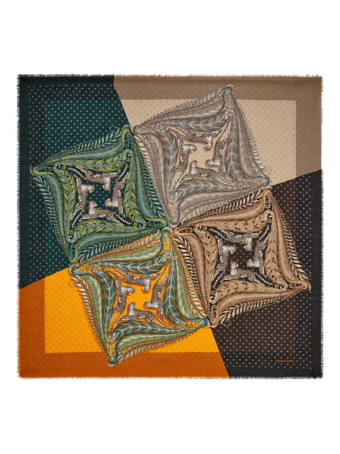 Ferragamo Scarfs Green