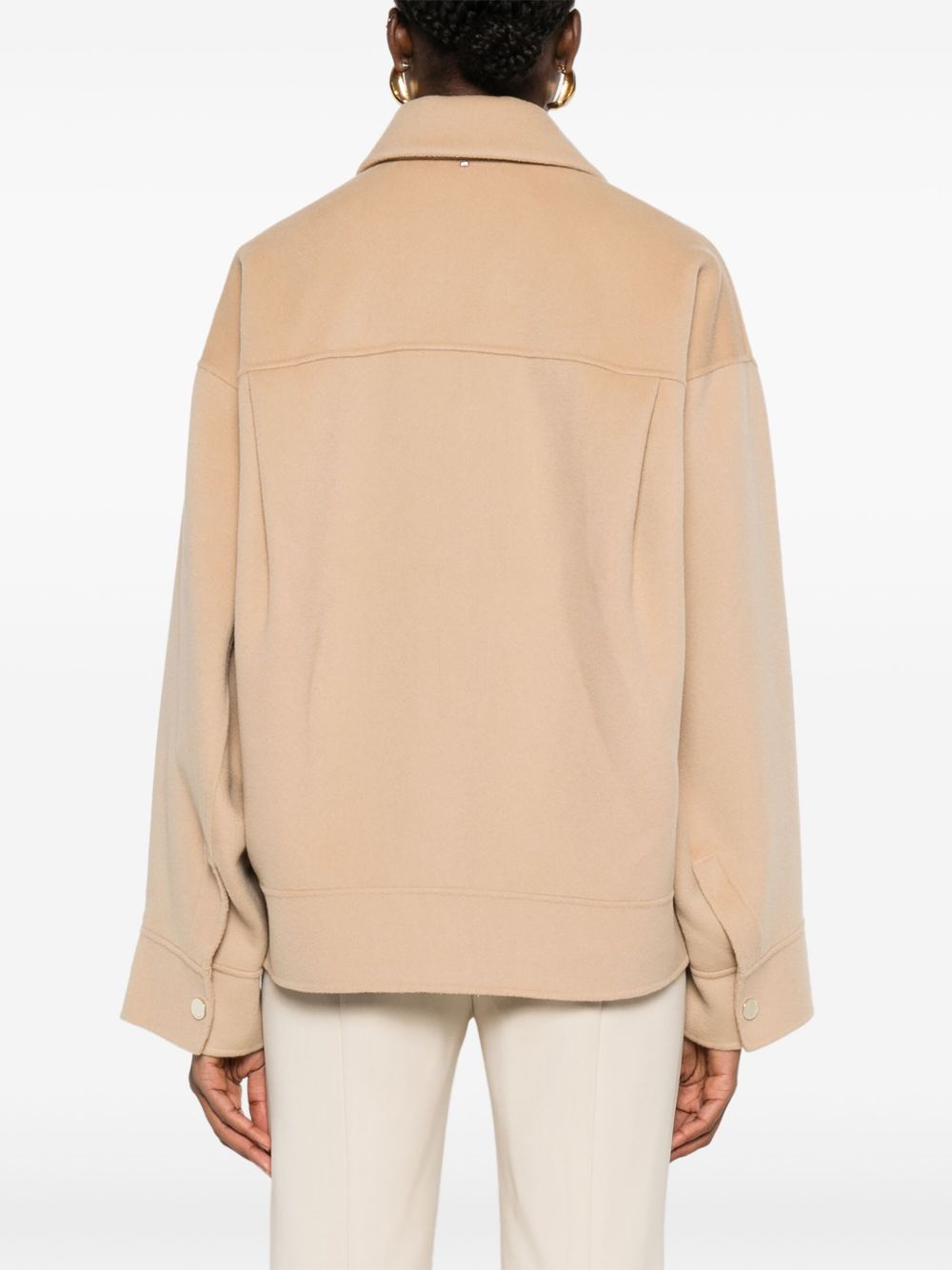 Sportmax Pre Coats Camel Wool