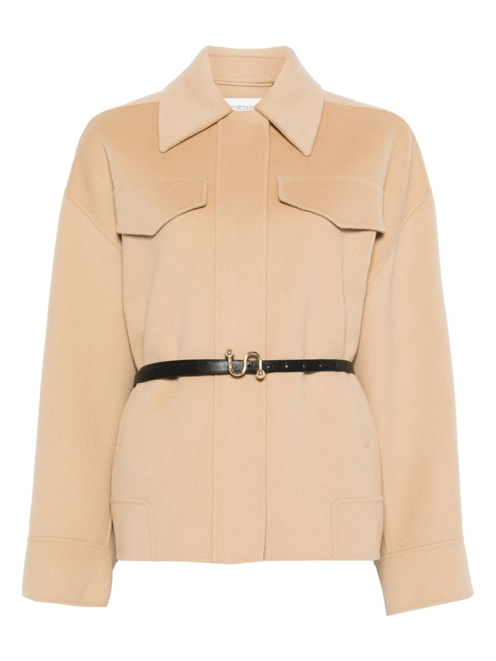 Sportmax Pre Coats Camel Wool