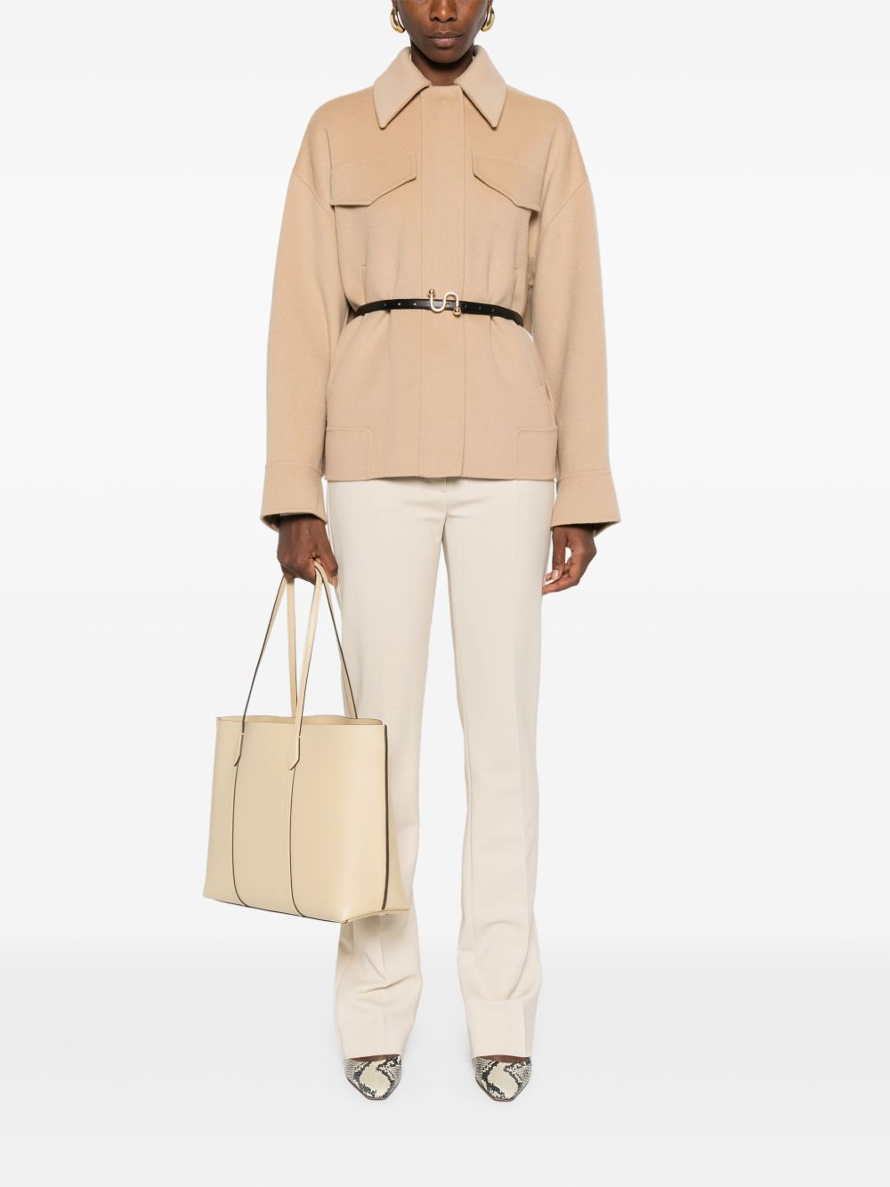 Sportmax Pre Coats Camel Wool