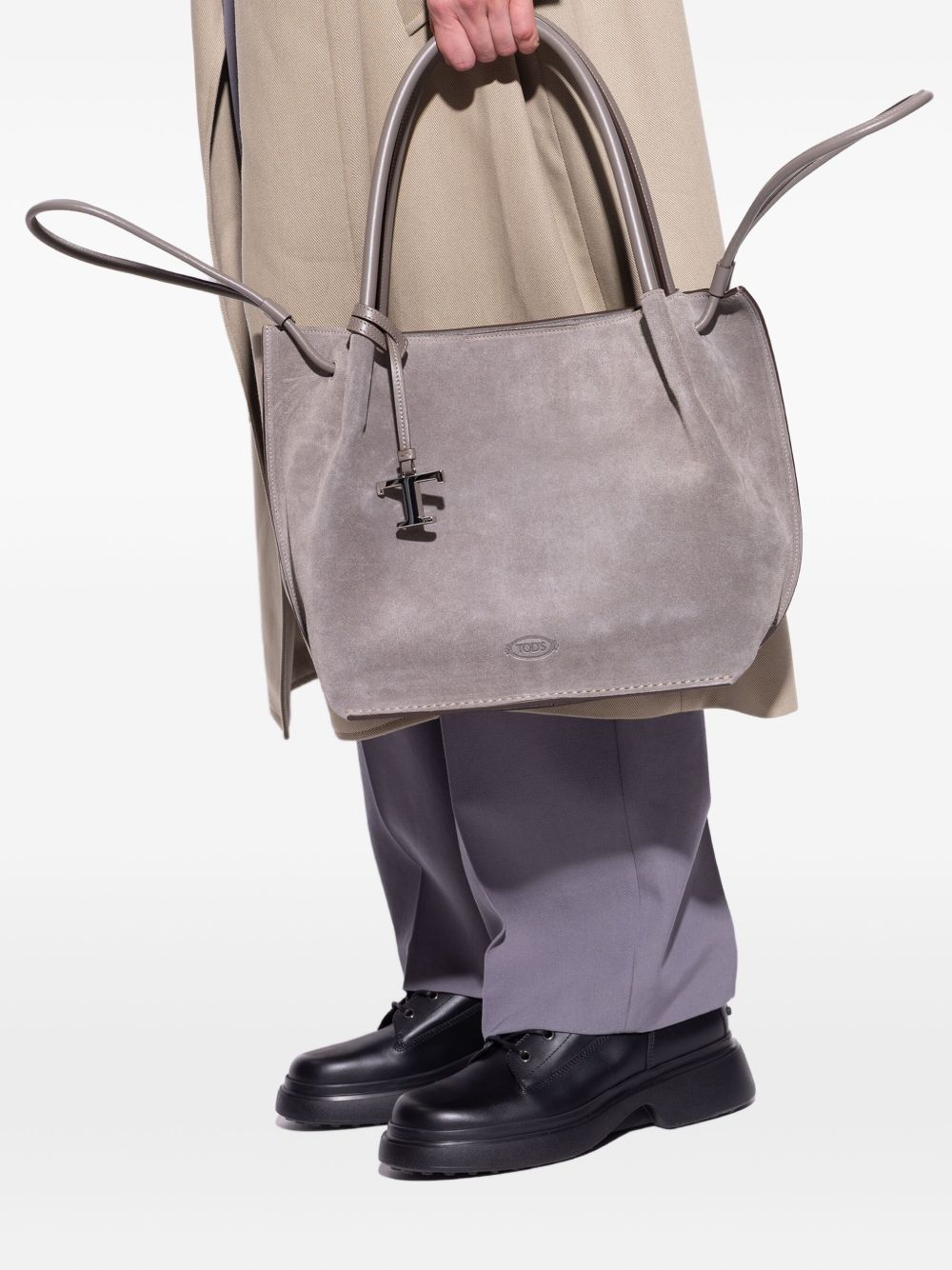 Tods Bags Grey Outer: Calf Suede