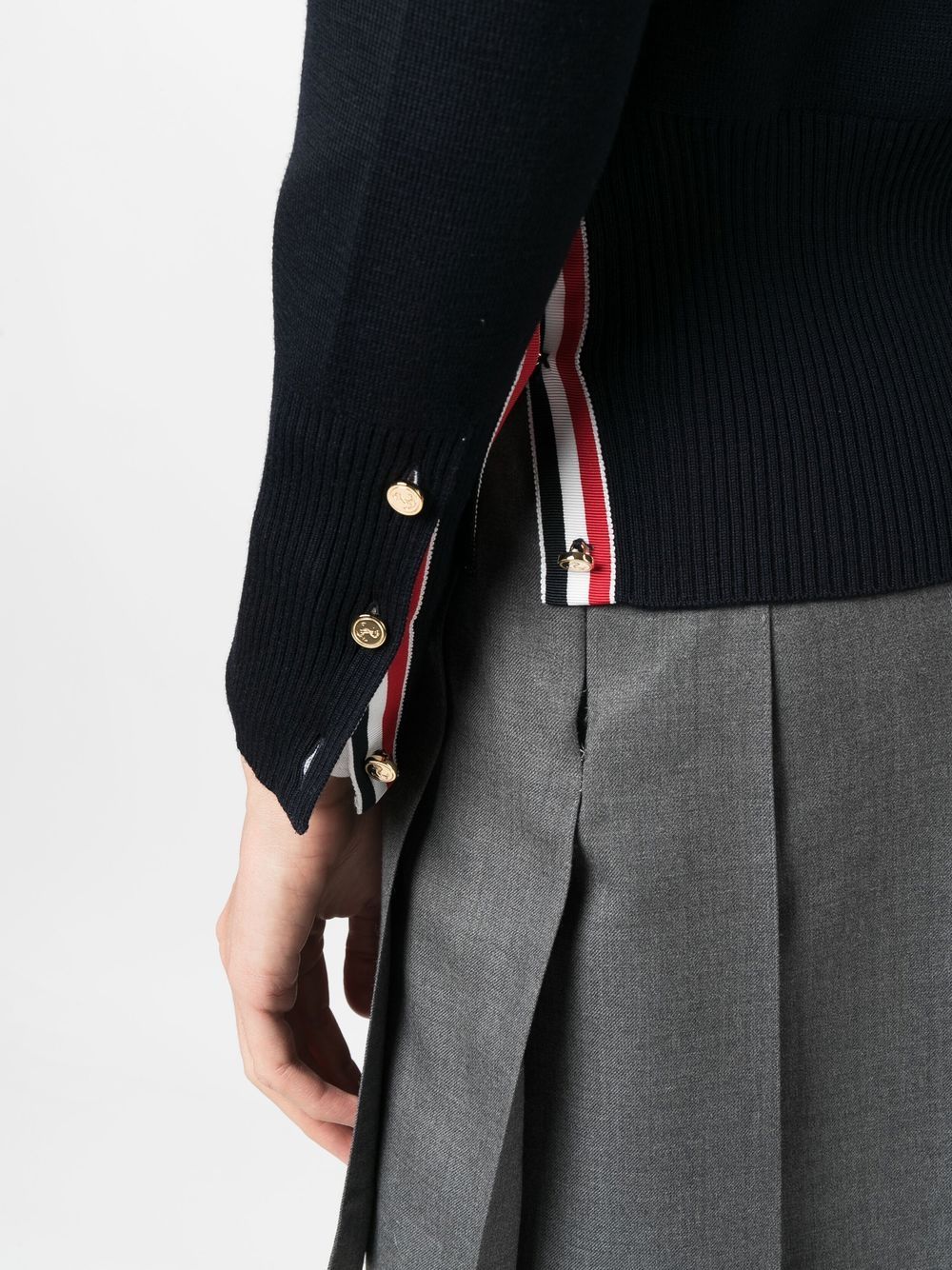 Thom Browne Sweaters Blue Self:virgin Wool
